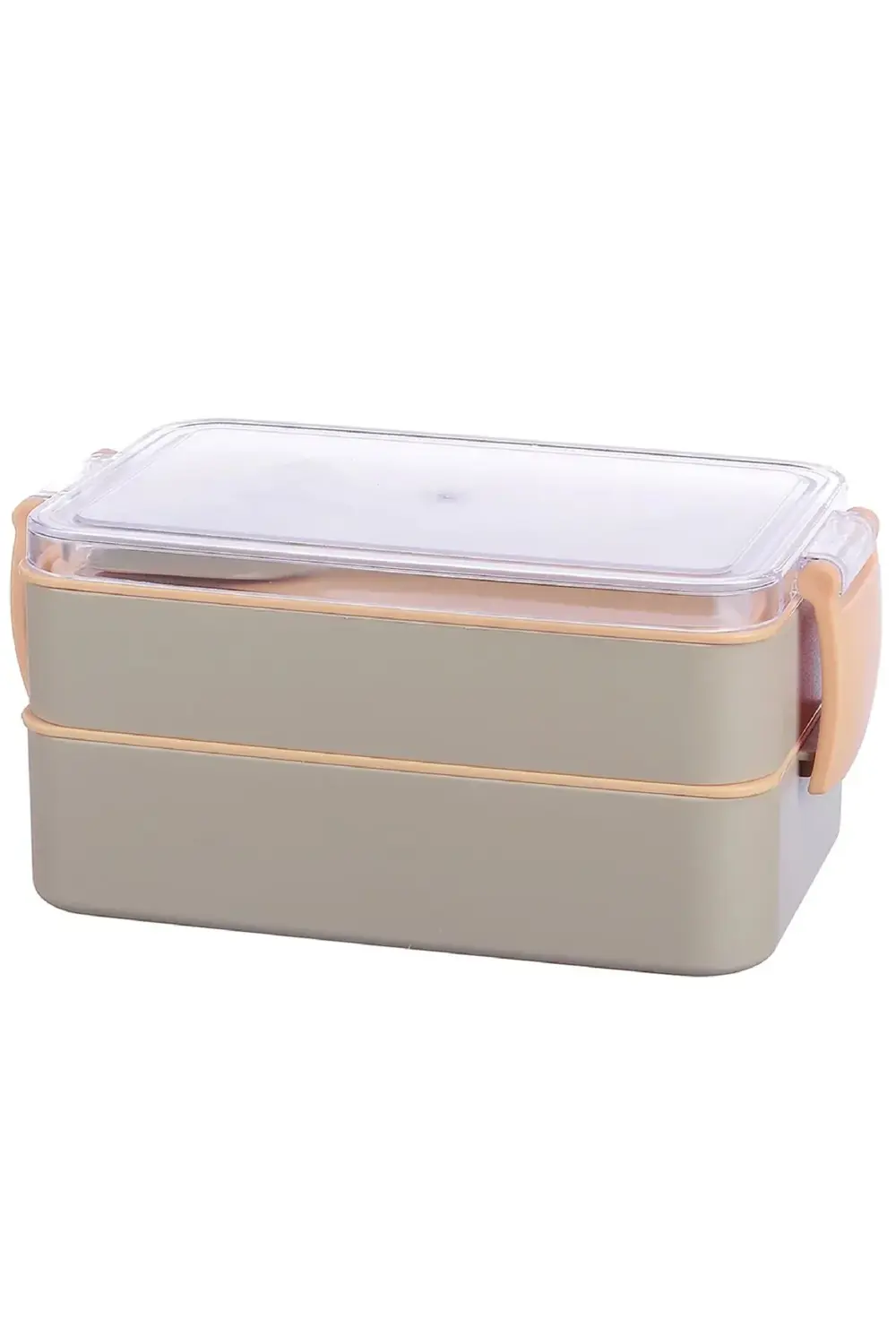 Gri Fely 900 ml Beslenme Kabı Seti & Saklama Kabı & Lunch Box Bes