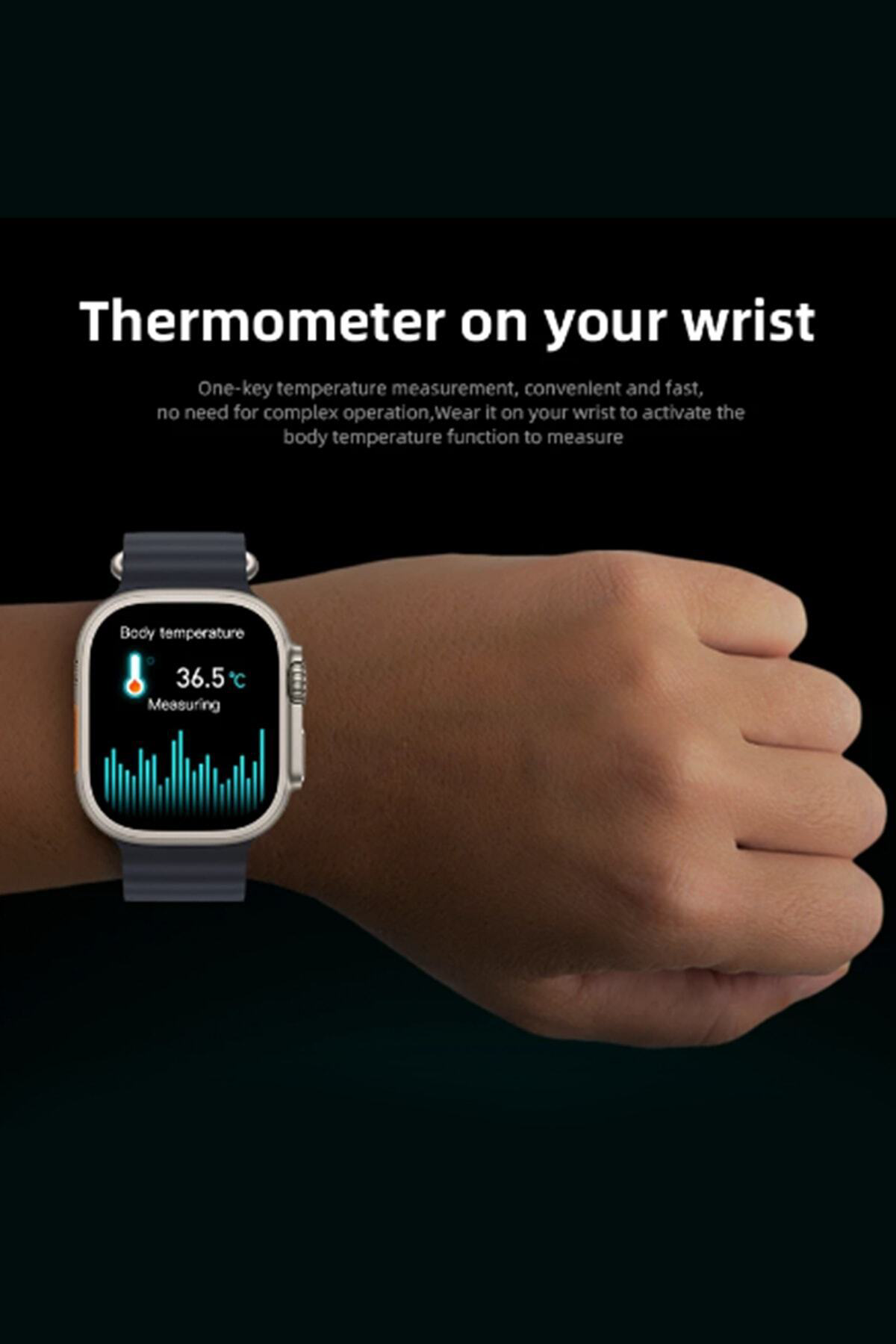 Torima Gri Gs Ultra 8 49Mm Nfc Gps Özellikli Akilli Saat 2.02 İnc