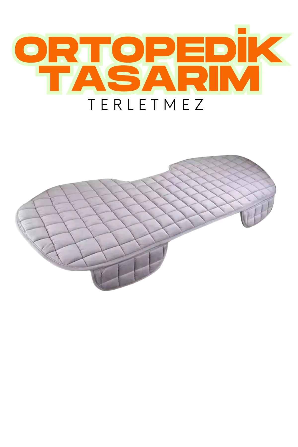Gri Kadife Yüzeyli Araba Oturak Minderi – Kaymaz, Ön/Arka Koltuklara Uyumlu Fiyatı, Yorumları ve Özellikleri