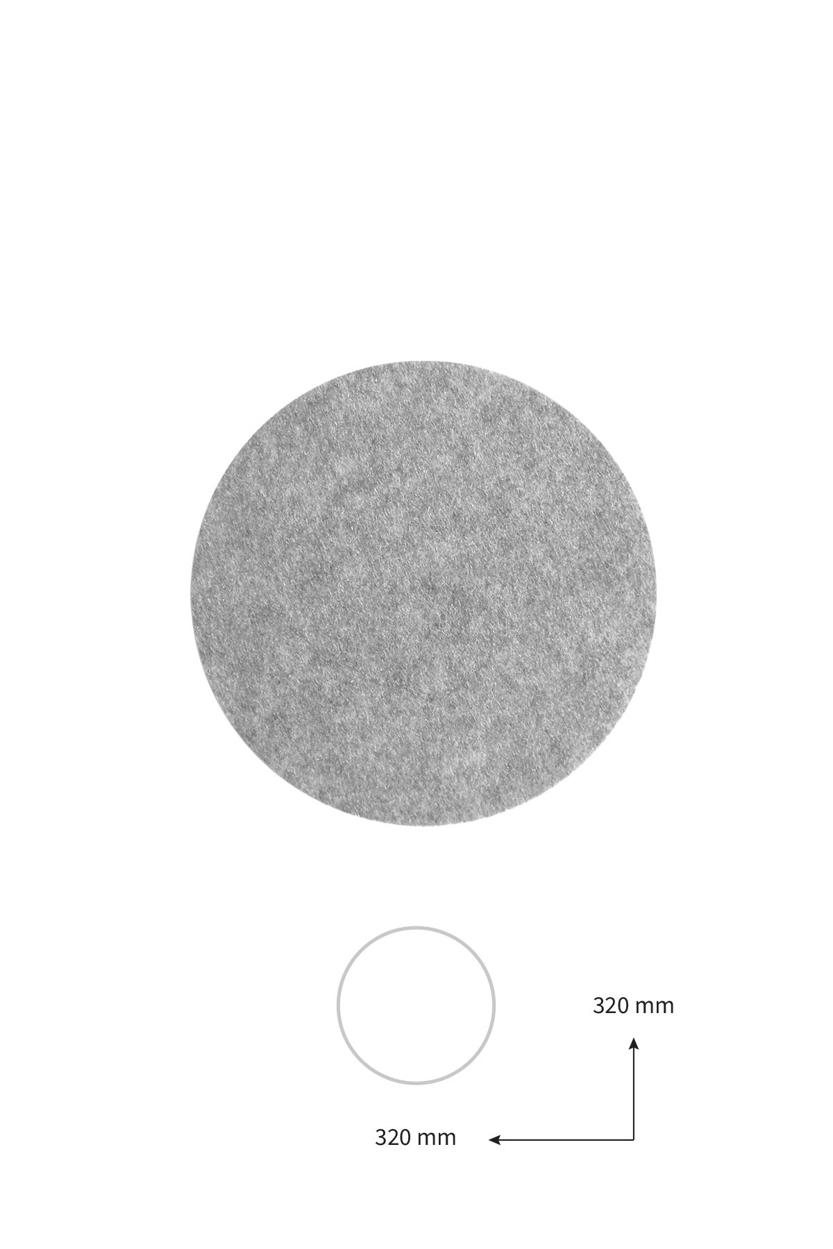 Artikel Gri Keçe Amerikan Servisi, Desen Kesim Supla 12'Li Servis Takımı 