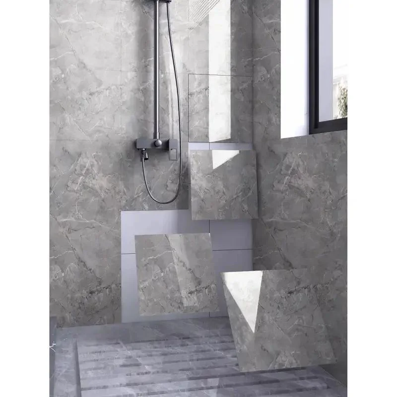 Gri Mermer Desen Duvar Sticker (30x30) - Kendinden Yapışkanlı Mermer Görünümlü Dekoratif Etiket Fiyatı, Yorumları ve Özellikleri