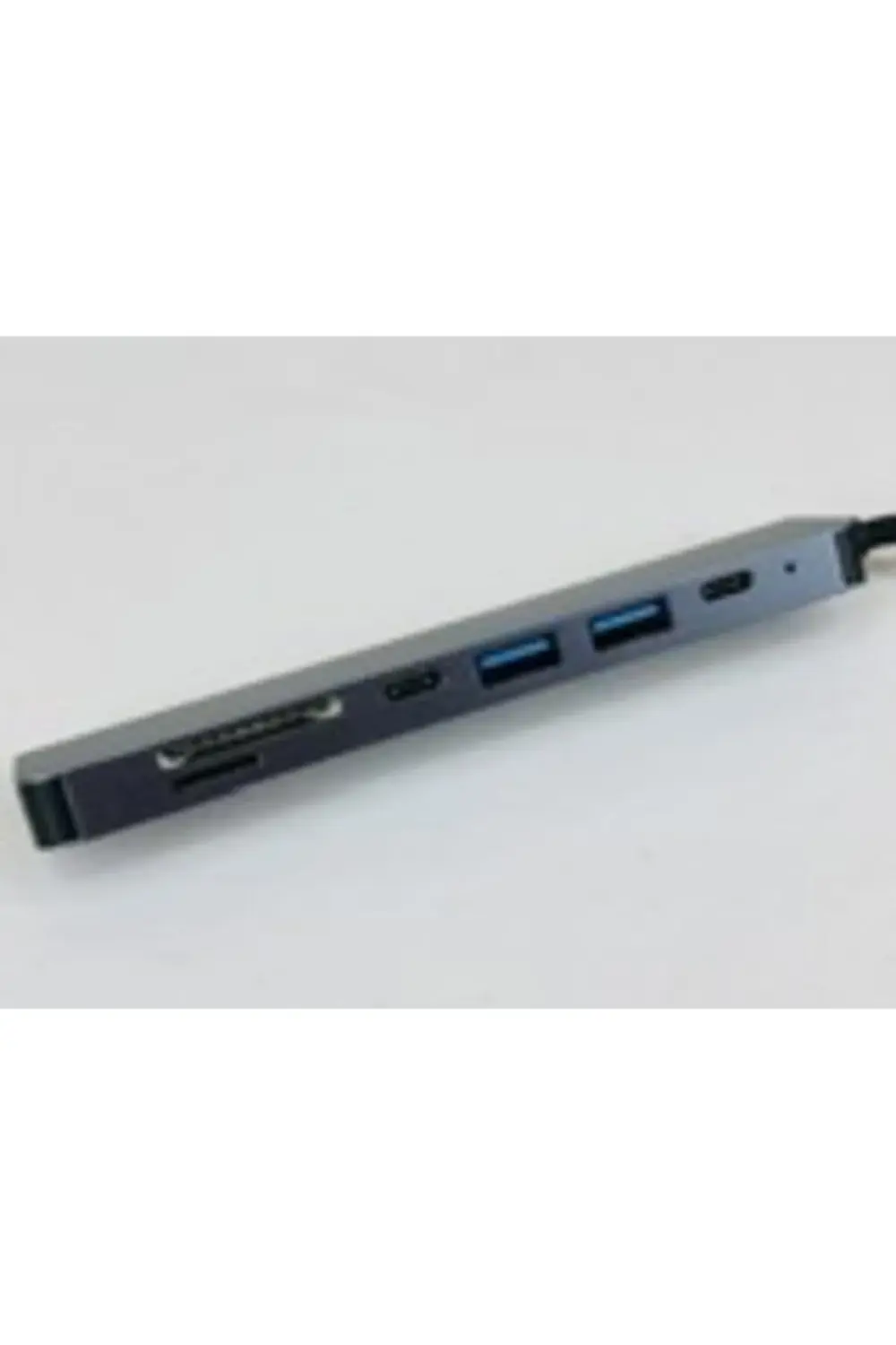 Gri Metal Kasa 7 In 1 Sd Usb Type-c Hub Hdmı Girişli Macbook Chro