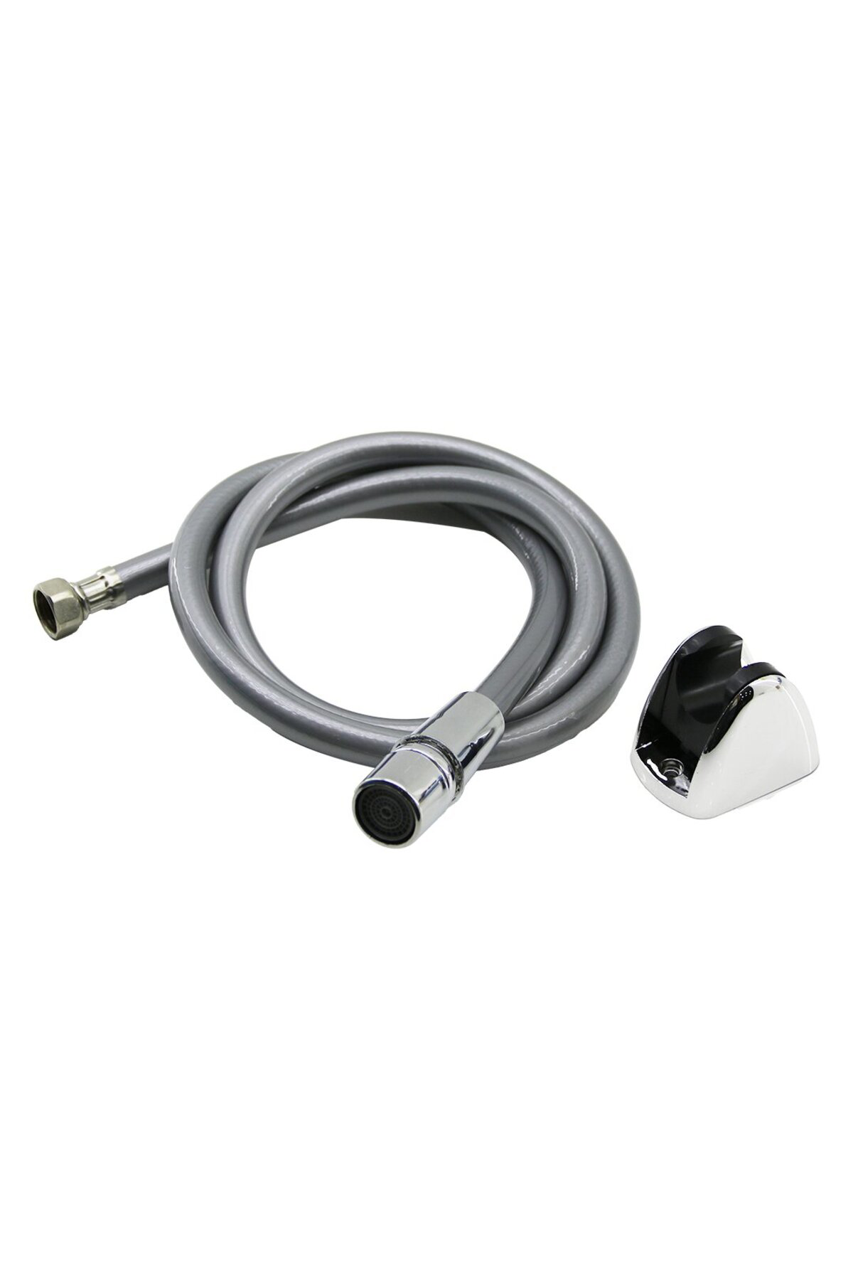 Moon Gri Plastik Perlatörlü Taharatmatik Hortum 120Cm (4396)