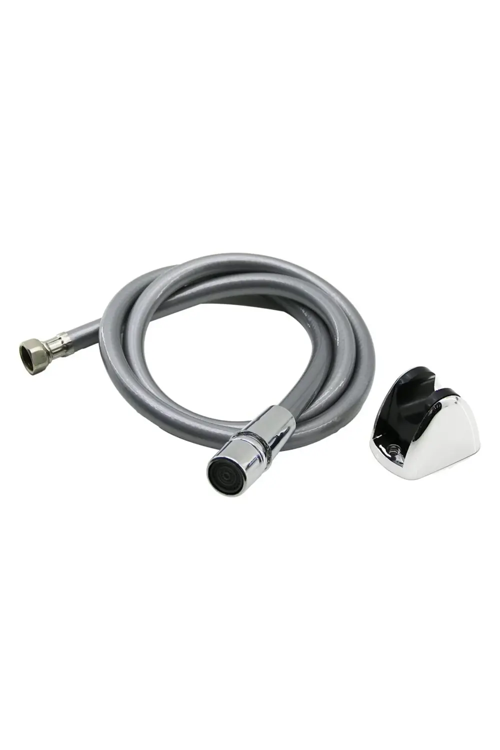 GRİ PLASTİK PERLATÖRLÜ TAHARATMATİK HORTUM 120CM (5047)