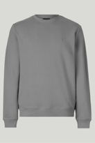 Gri Renk Basic Bisiklet Yaka Relaxed Regular Erkek Sweatshirt - G