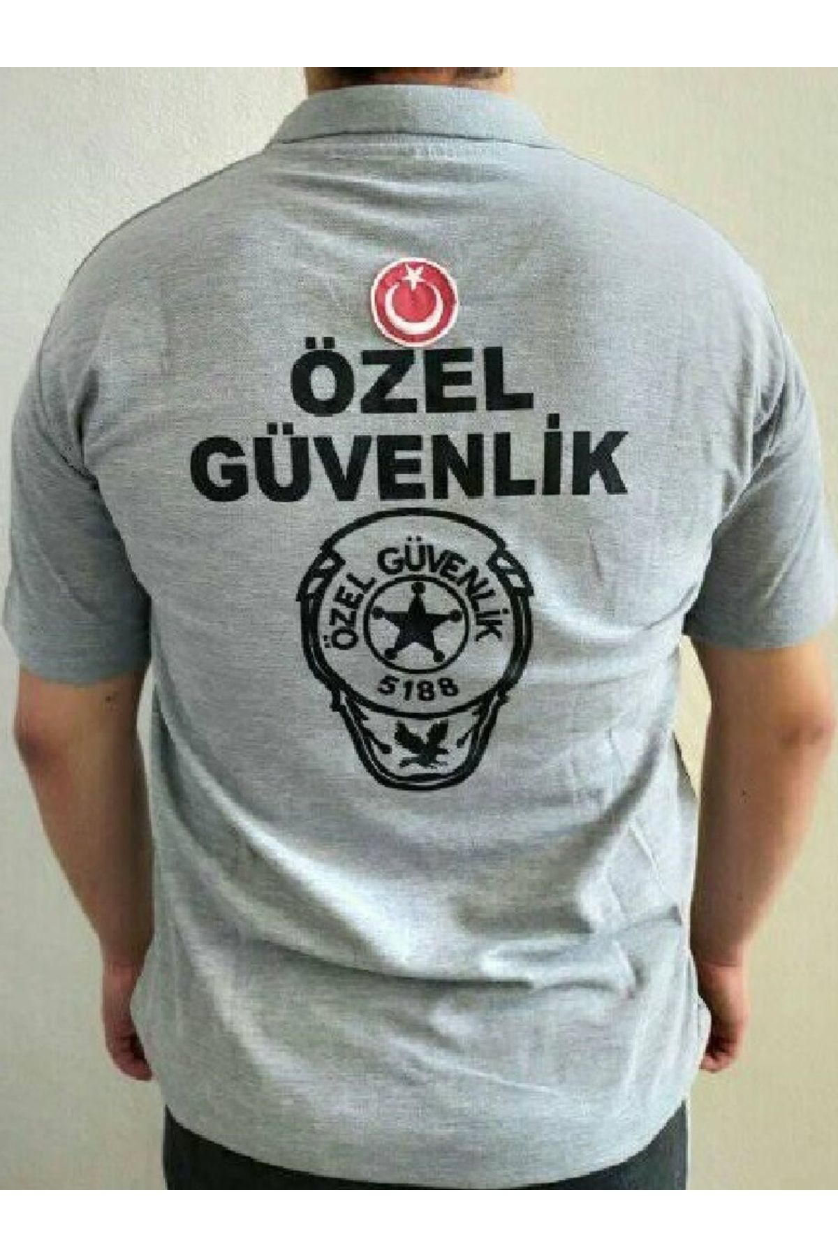 GRİ RENK,KISA KOL,ÖZEL GÜVENLİK TİŞÖRT SATINAL.SIVILE SATILMAZ.