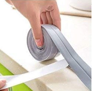 GRİ Su Sızdırmaz Lavabo Kenar Bandı (KUTUSUZ) (3.2m) (4741)