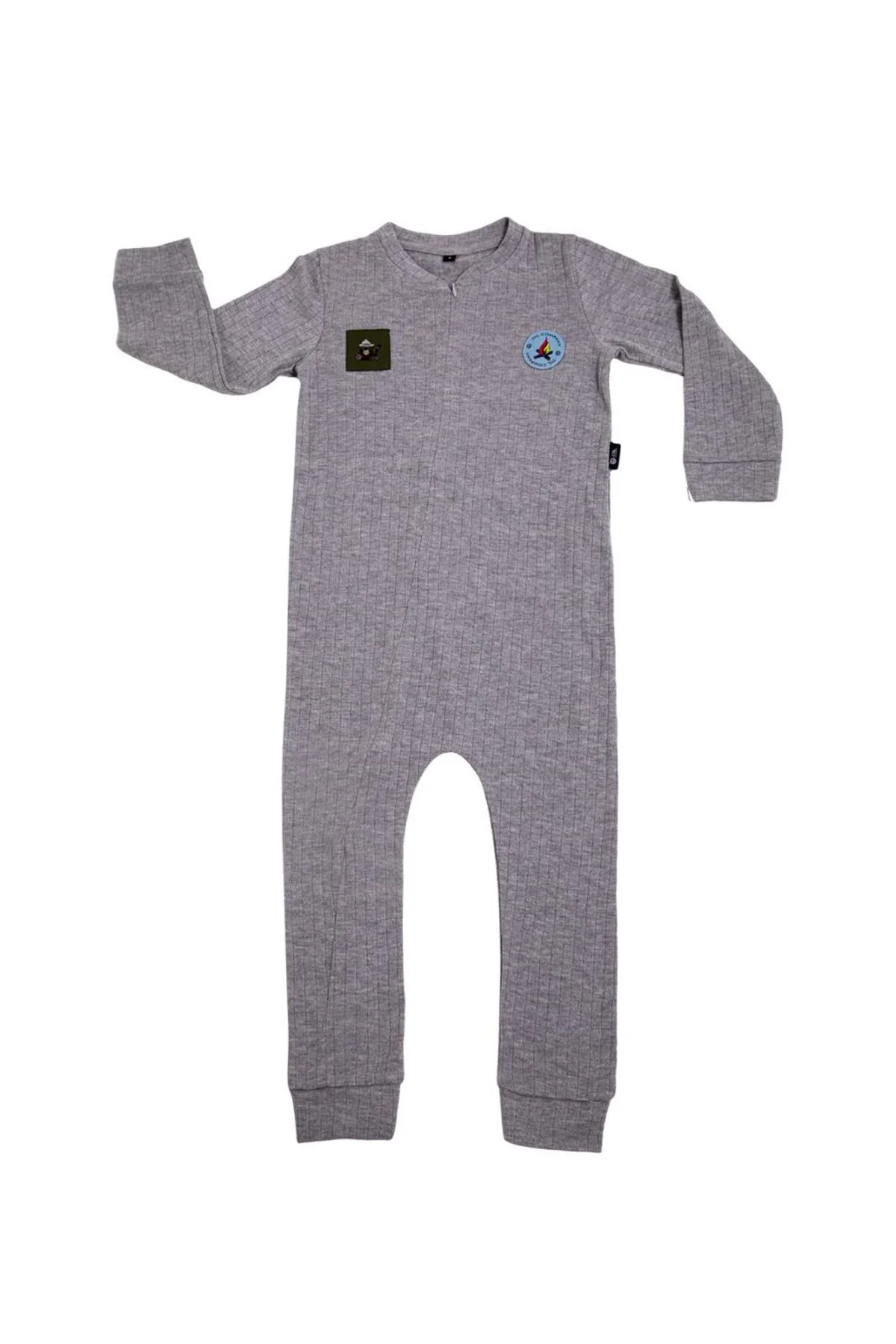 Gri Unisex Çocuk Tulum