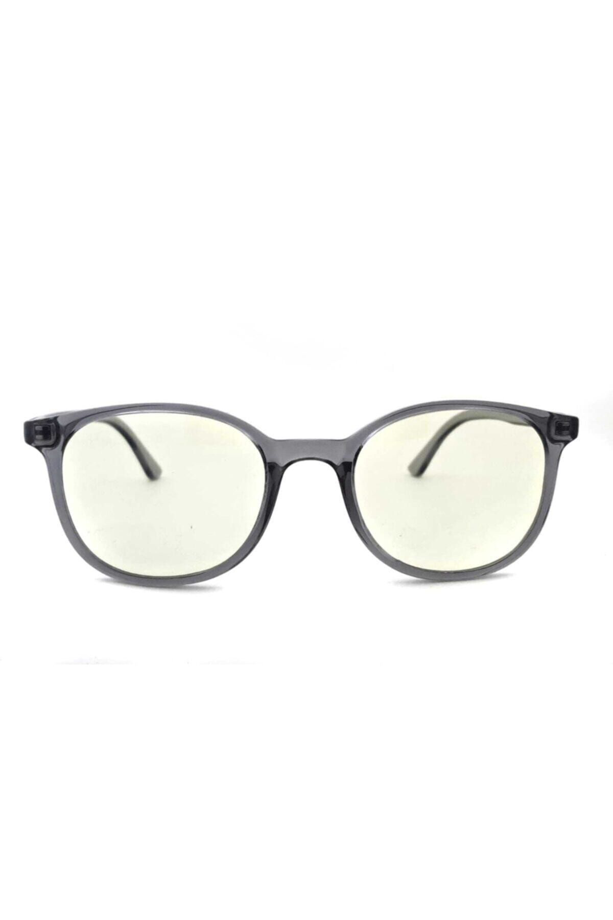 Trendmilano Gri Unisex Mavi İşık Korumalı Ekran Gözlüğü