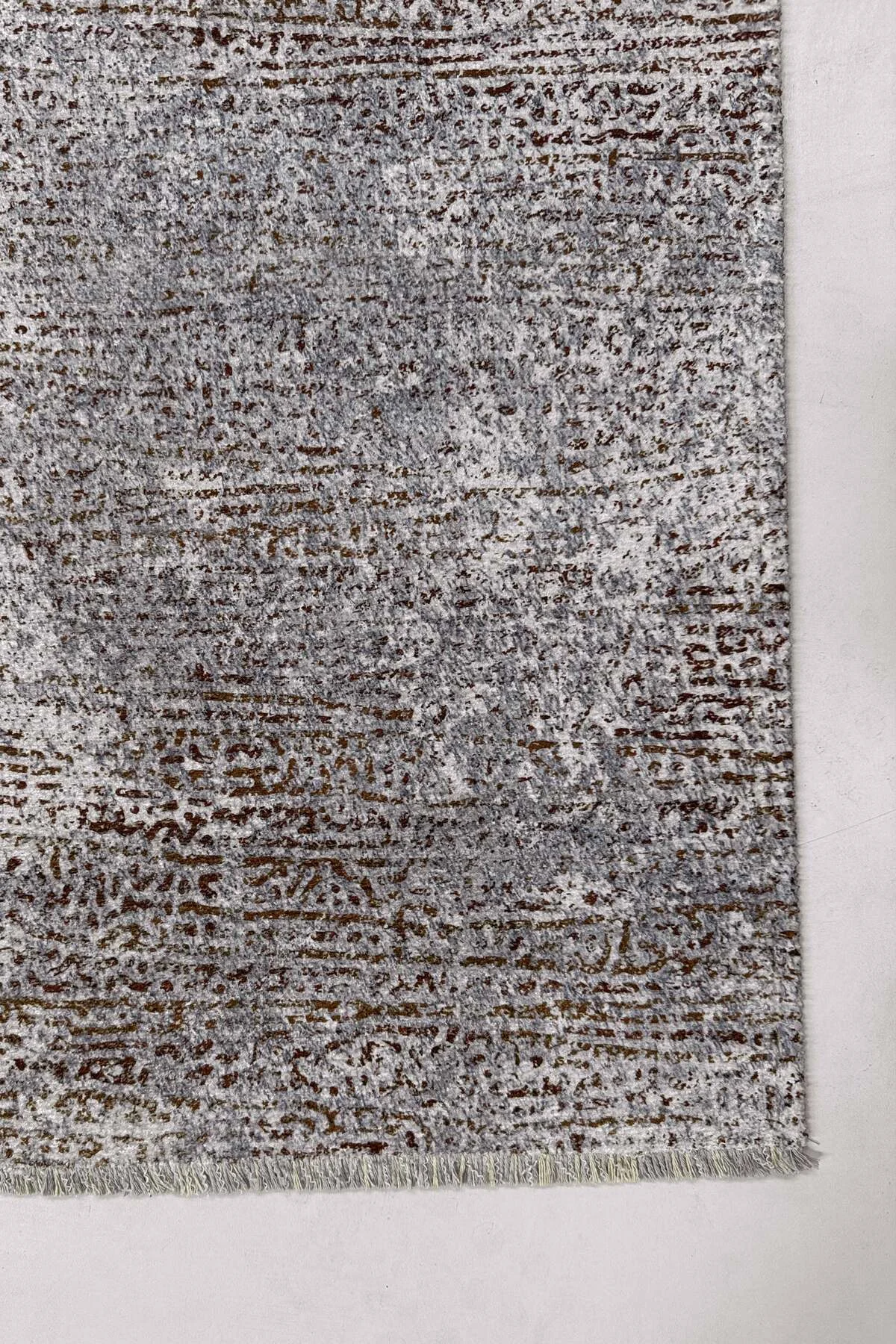 Gri Vizon Abstract Şönil Halı Kilim Yolluk Saçaklı Kaymaz Yıkanabilir Mutfak Salon Koridor Gri Vizon Abstract Şönil Halı Kilim Yolluk Saçaklı Kaymaz Yıkanabilir Mutfak Salon Koridor