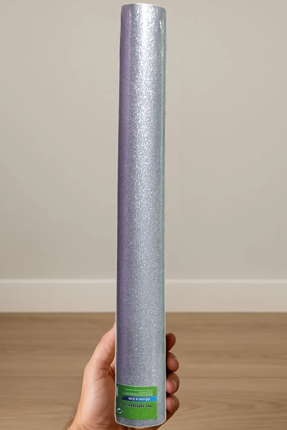 Gri Yapışkanlı Asetat 45x200 cm - 1 Adet