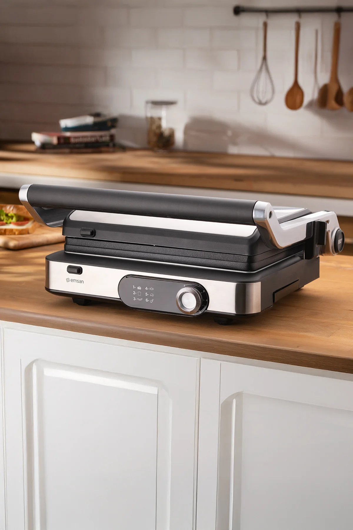 Grillmaster Inox Döküm Izgara Ve Tost Makinesi 6 Dilim Kapasiteli