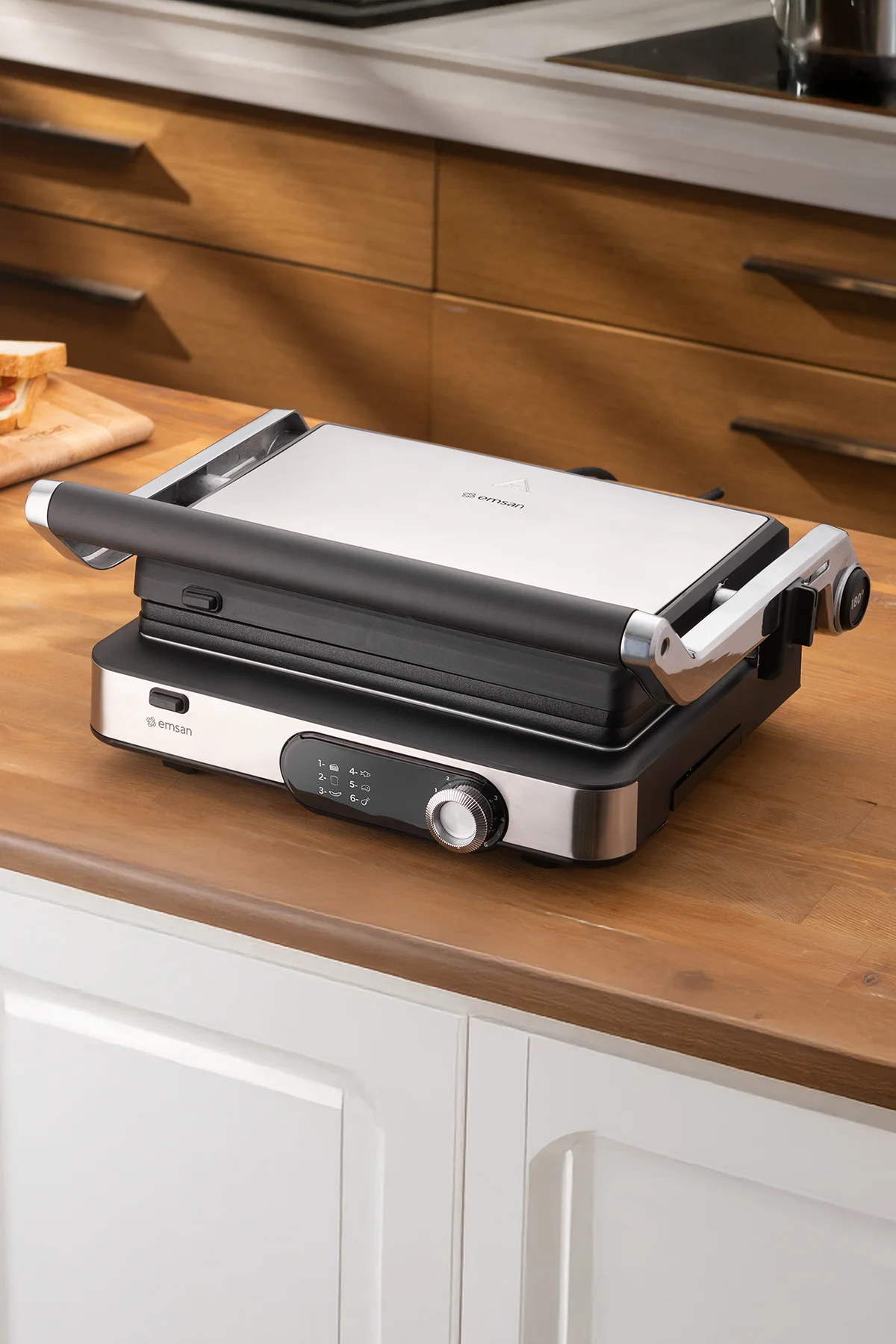 Grillmaster Inox Döküm Izgara Ve Tost Makinesi 6 Dilim Kapasiteli