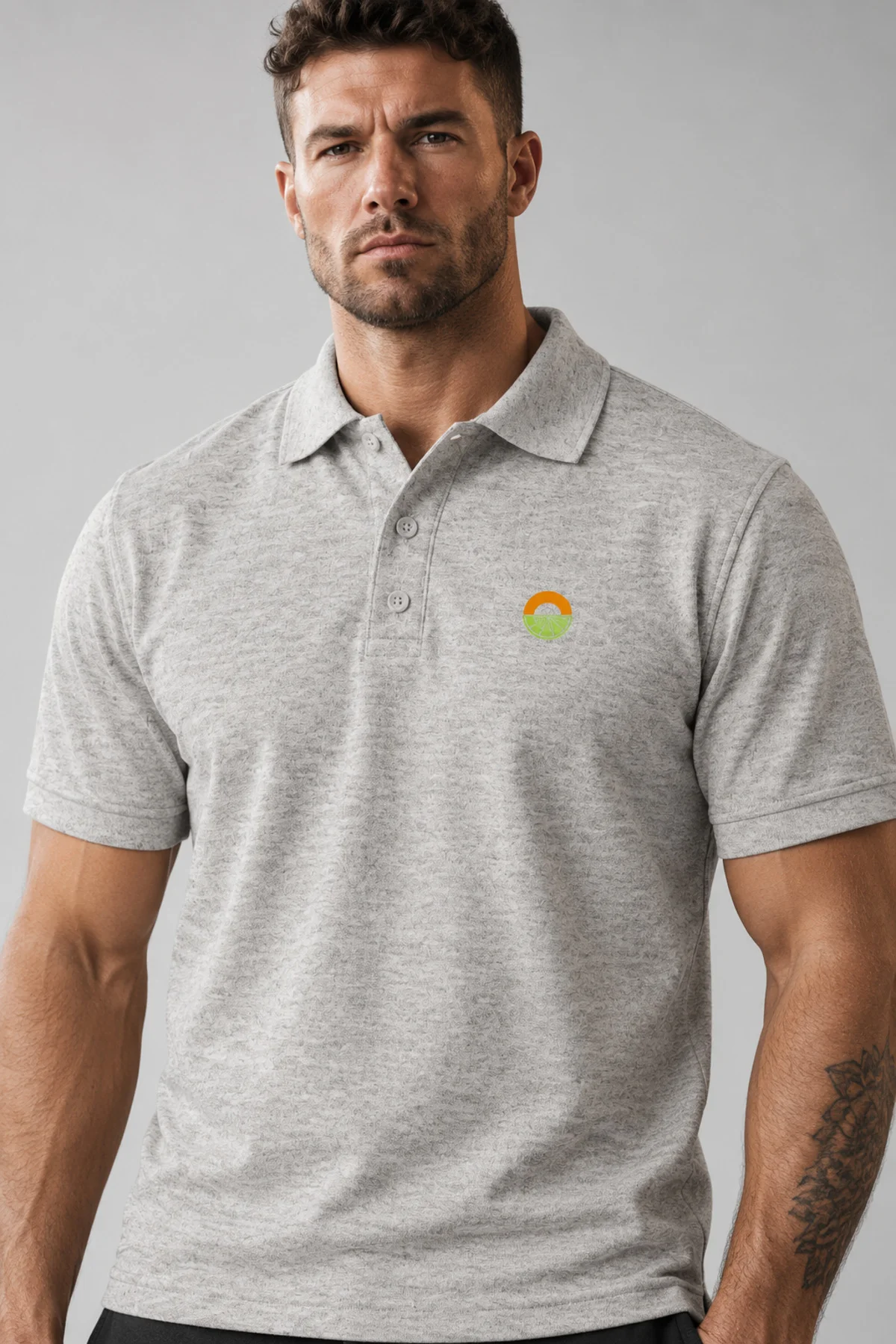 Grimelanj Minimalist Logolu Polo Yaka Kısa Kollu Tişört