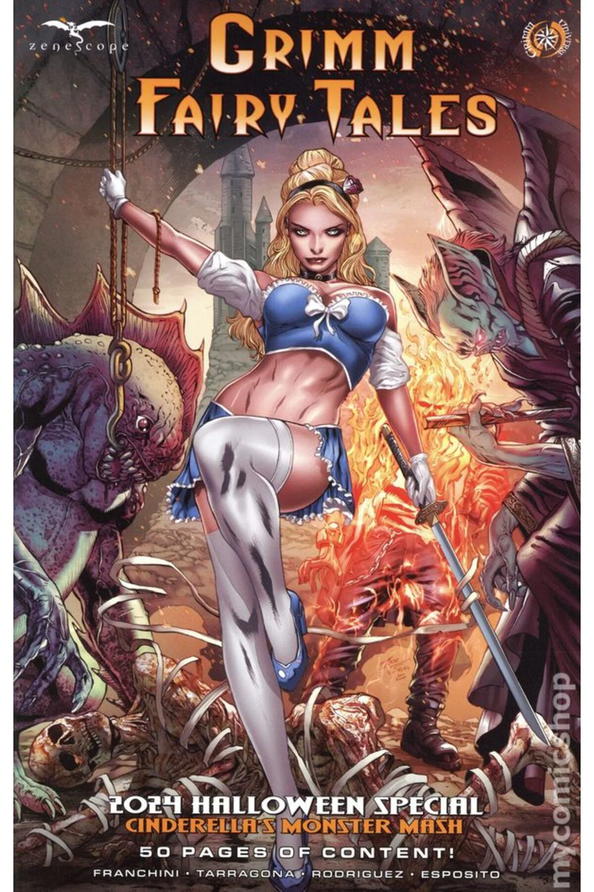 Grimm Fairy Tales Halloween: Cinderella's Monster Mash #1A (ingil