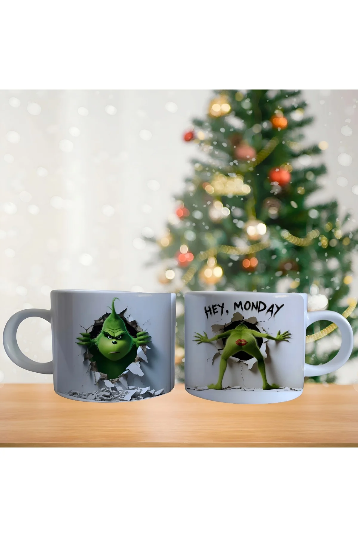 Grinch Kupa Bardak | Tek Adet 0176
