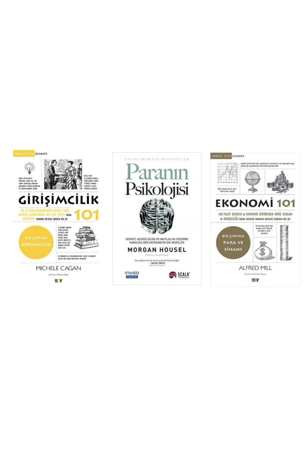 grisimcilik 101 + paranin psikolojisi + ekonomi 101=(3 kitap) Fiyatı, Yorumları ve Özellikleri