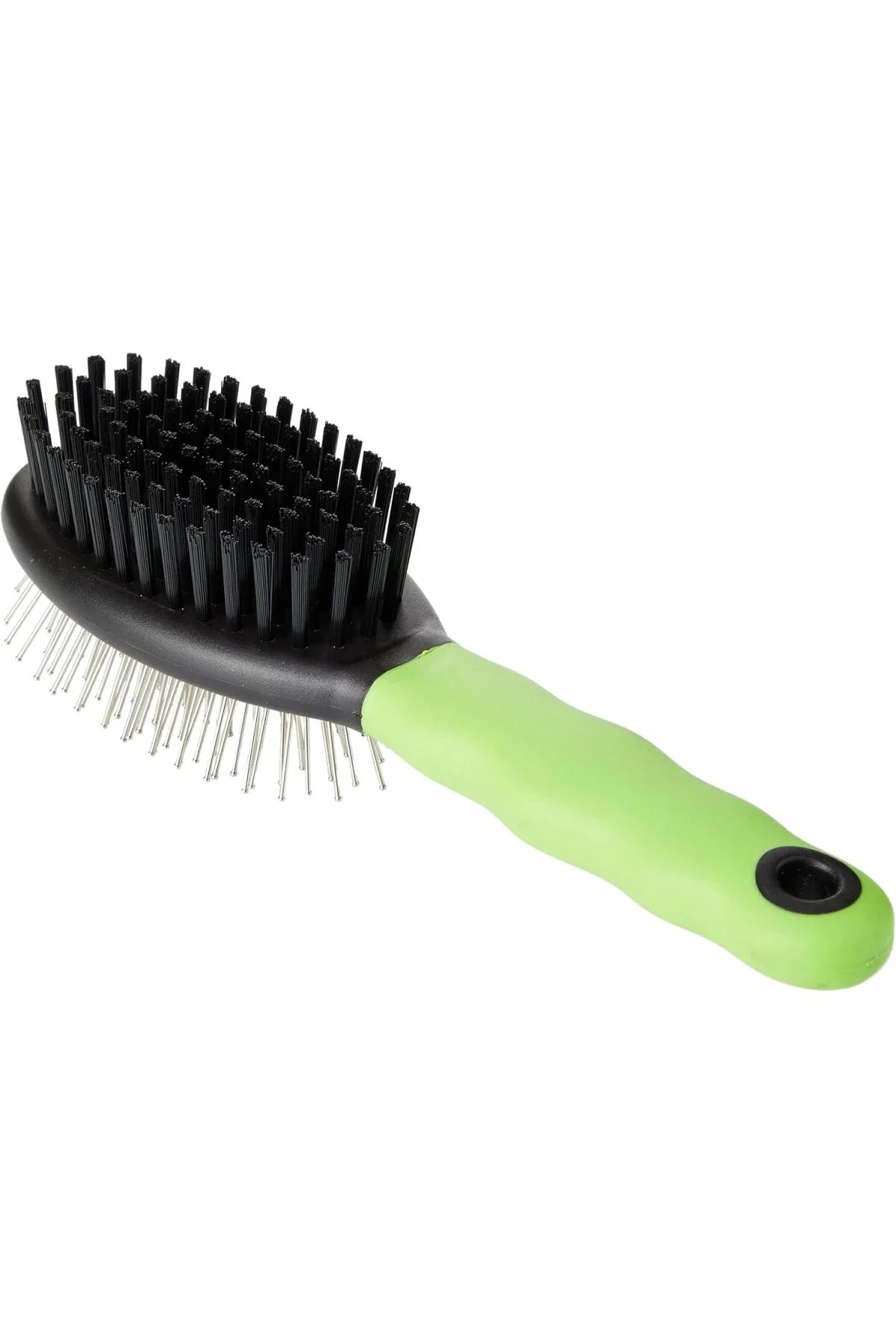 Gro 5798 Çift Taraflı Kedi Tüy Fırçası, S, Green, Double