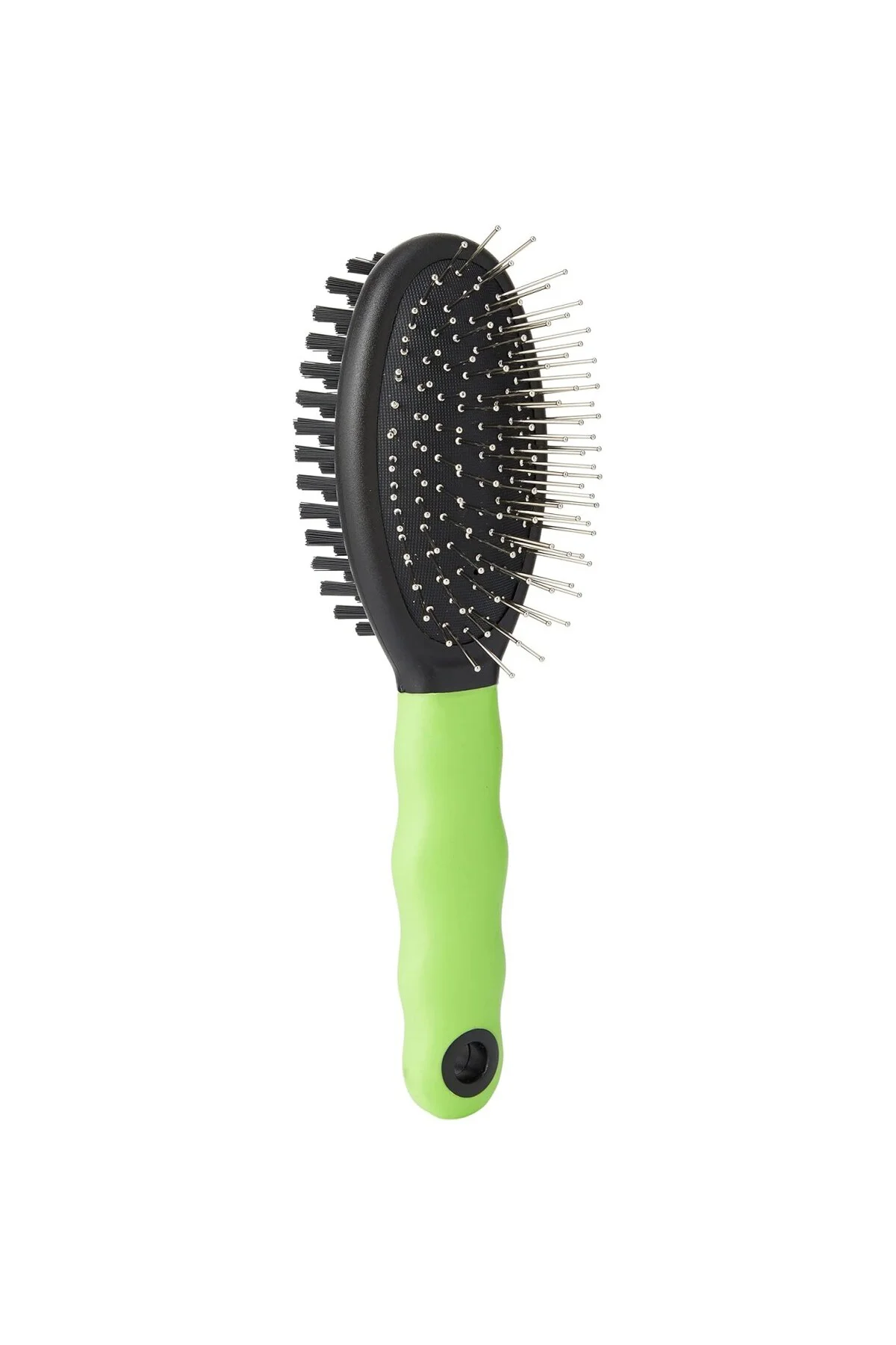 Gro 5798 Çift Taraflı Kedi Tüy Fırçası, S, Green, Double