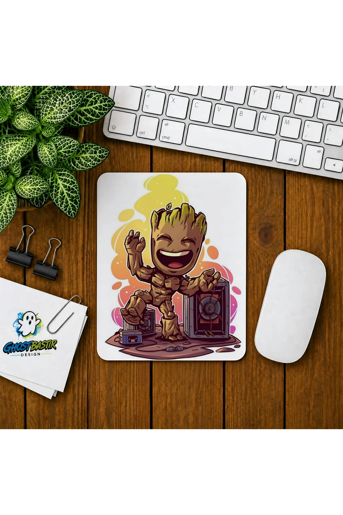 Groot Baskılı Oyuncu Mousepad 090