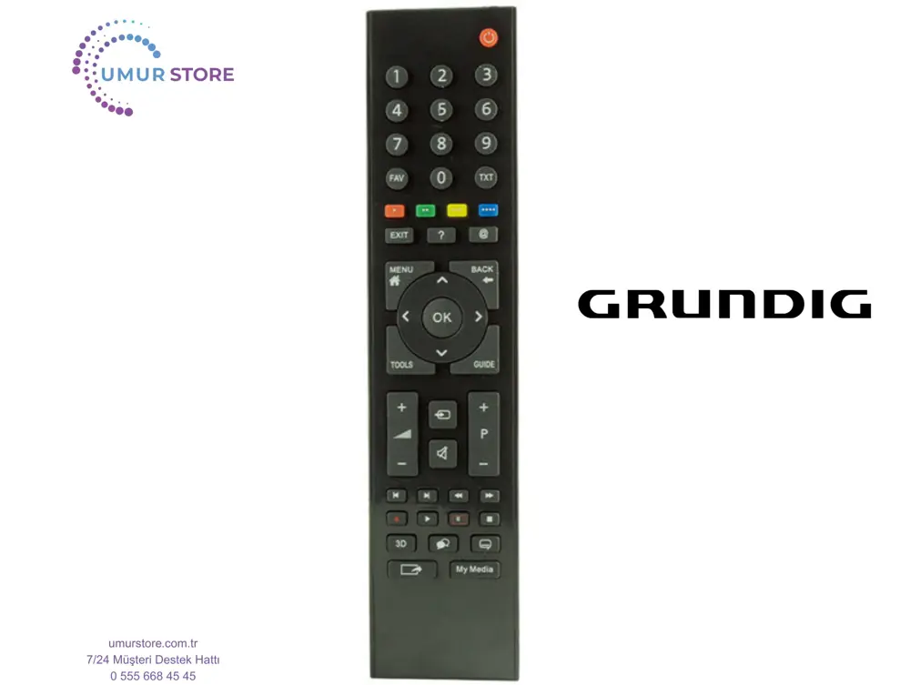 Grundig 40 VLE 6830 BP Led Televizyon Kumandası Grundig 40 VLE 6830 BP Led Televizyon Kumandası