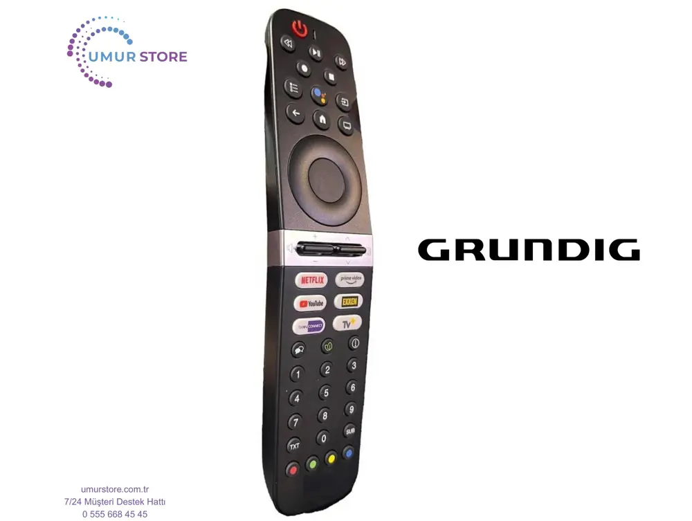 Grundig 43 GGU 7900 B 4K OLED Uyumlu Mikrofonlu Televizyon Kumand