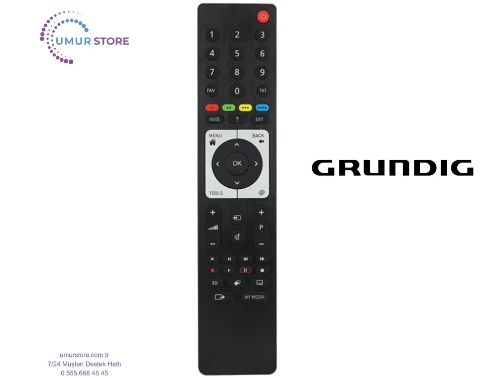 Grundig 4K UHD LED Televizyon Mikrofonsuz Yedek Kumanda Grundig 4K UHD LED Televizyon Mikrofonsuz Yedek Kumanda