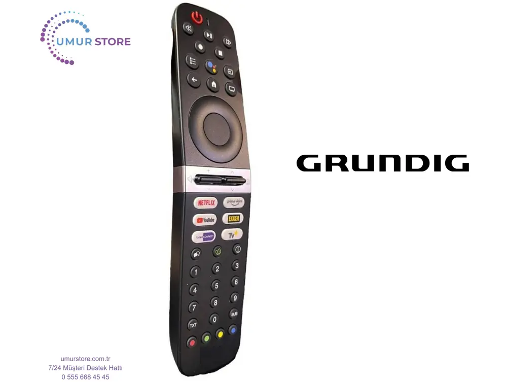 Grundig 50 GGU 7900 B 4K OLED Uyumlu Mikrofonlu Televizyon Kumand