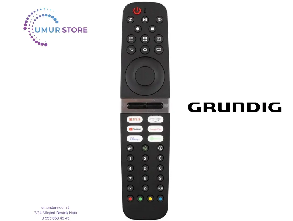 Grundig 55 GHU 7505 B Uyumlu Android Televizyon Kumandası-Mikrofo Grundig 55 GHU 7505 B Uyumlu Android Televizyon Kumandası-Mikrofo