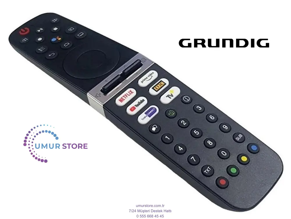 Grundig 65 GGO 9900 B 4K OLED Uyumlu Mikrofonlu Televizyon Kumand
