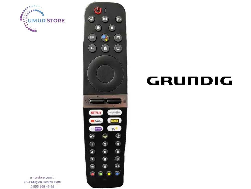 Grundig 65 GGU 7900 B 4K OLED Uyumlu Mikrofonlu Televizyon Kumand