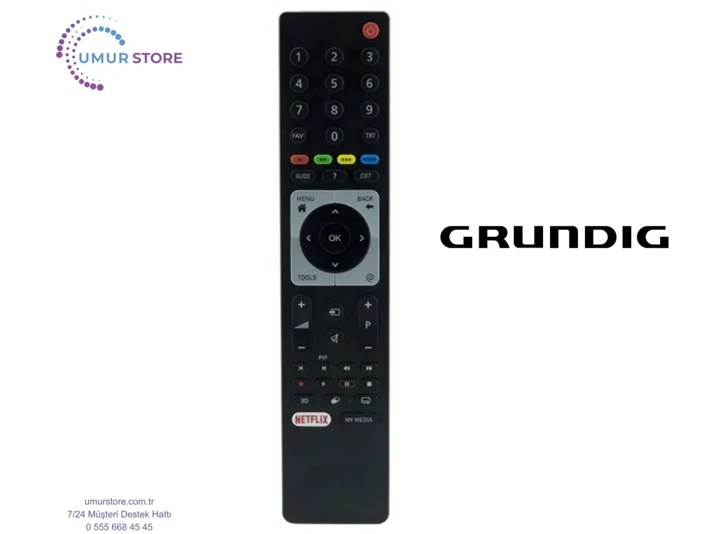 Grundig 65 VLO 9700 Uyumlu Televizyon Kumandası