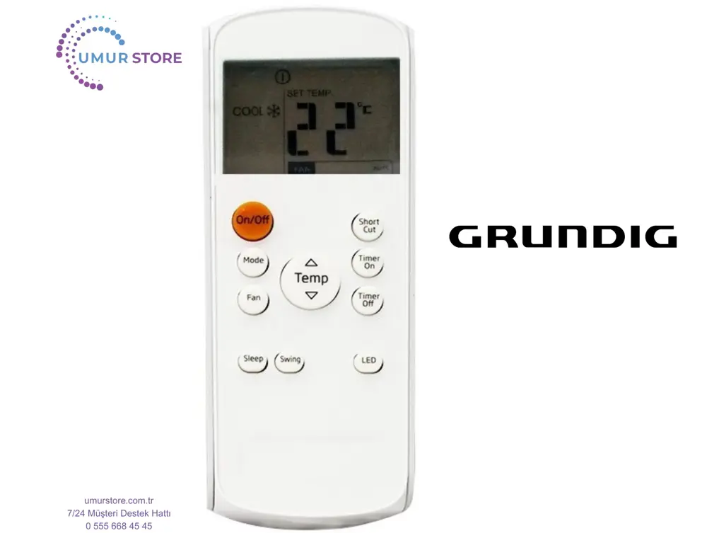 Grundig Altus Klima Kumandası Grundig Altus Klima Kumandası