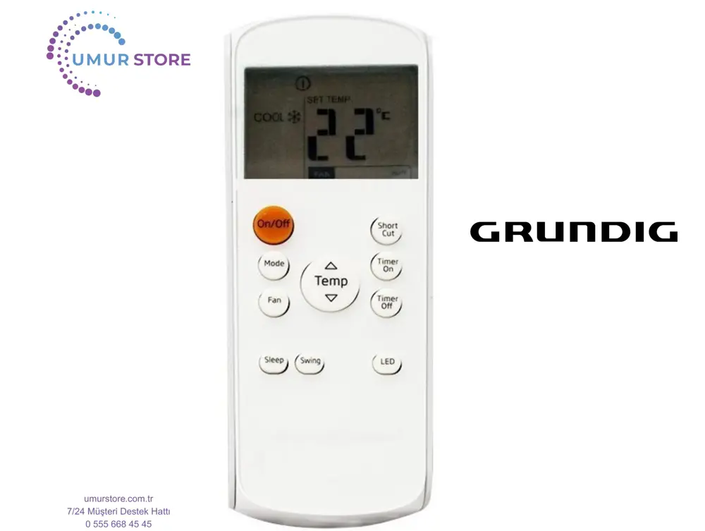 Grundig – Arçelik – Beko – Altus Klima Kumandası