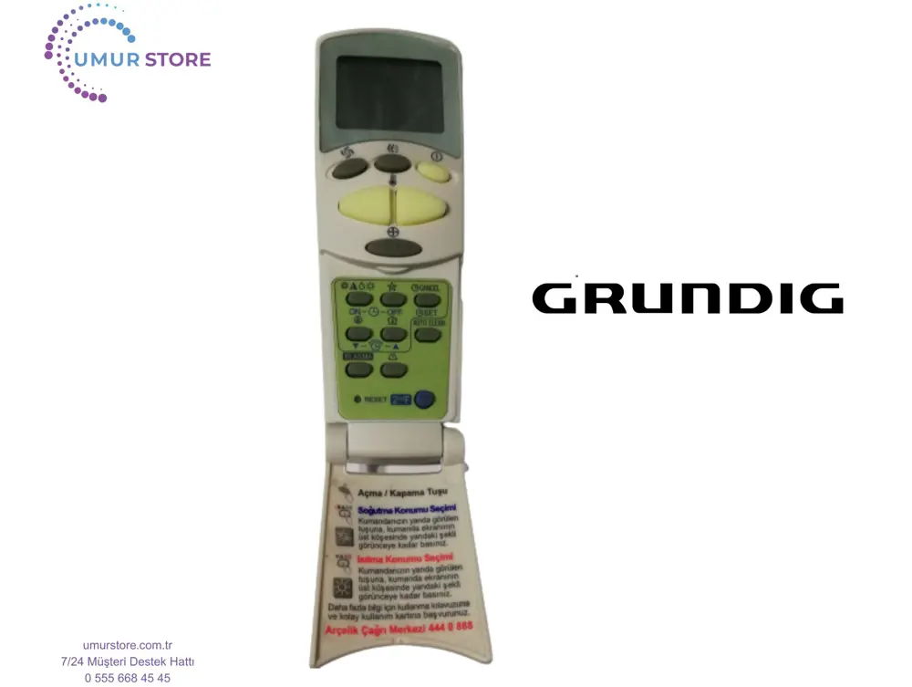 Grundig-Arçelik-LG-Beko Klima Kumandası