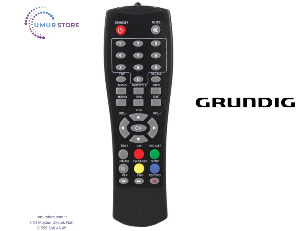Grundig DSR-6800 Mini Scart Uydu Kumanda
