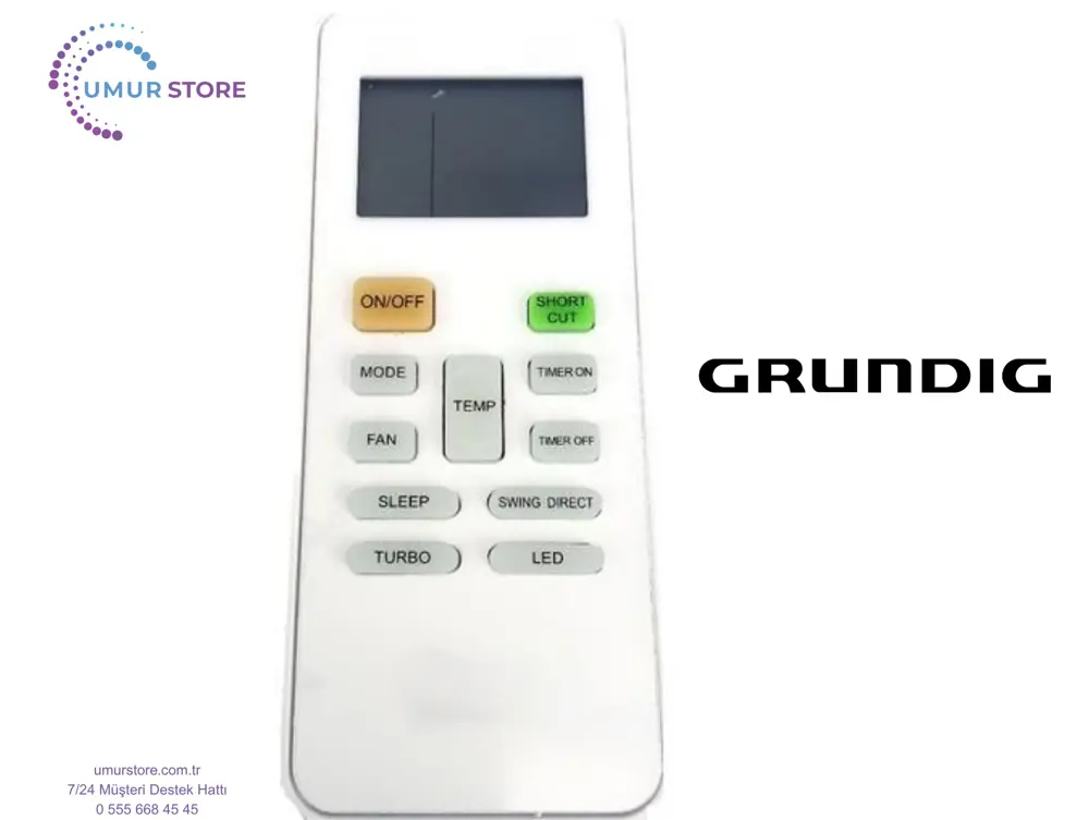 Grundig GACM 1200 Uyumlu Mobil Klima Kumandası