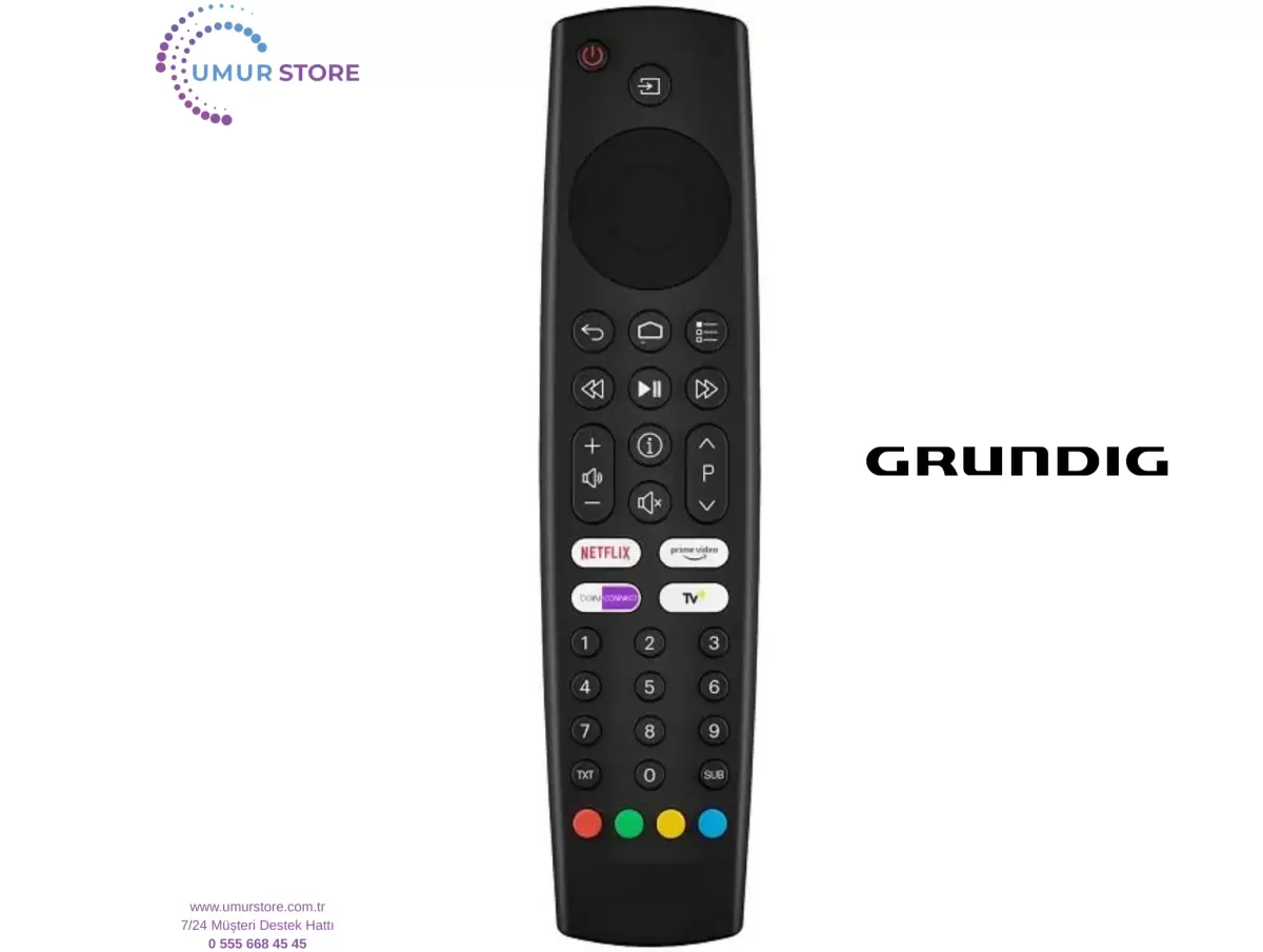 Grundig  İle Uyumlu 40 GEF 6935 A 4k Uhd Tv Kumandası