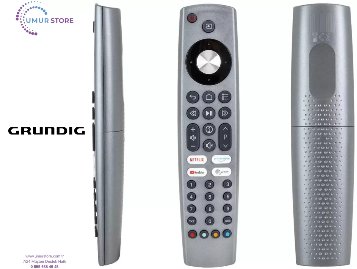 Grundig İle Uyumlu 50 GFU 7850 B Android TV Kumandası
