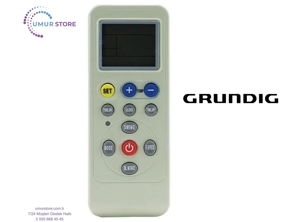 Grundig Klimalar İçin Ayarlanabilen Akıllı Klima Kumandası