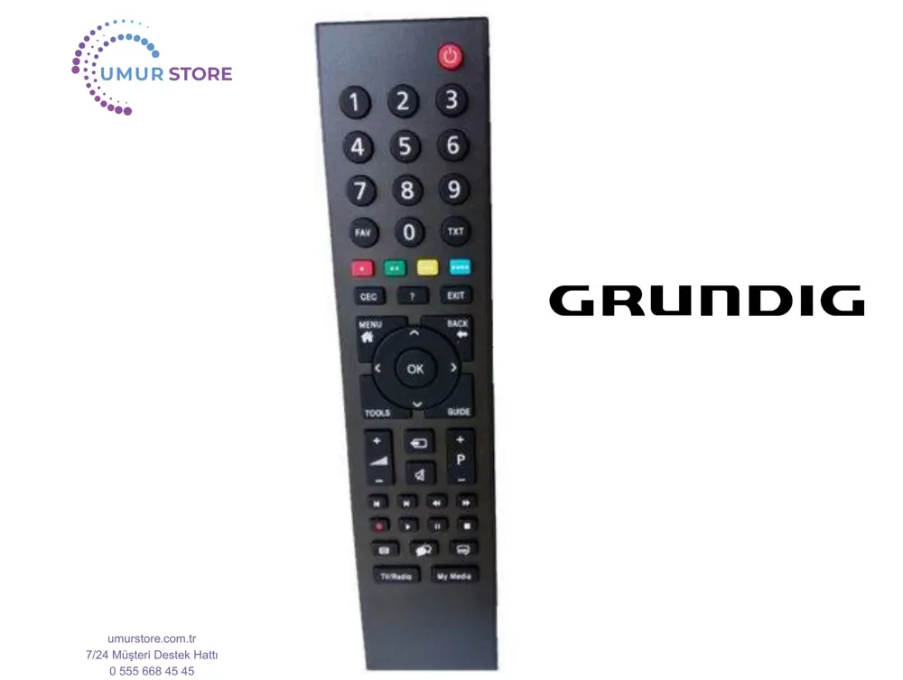 Grundig Tp6 Tp6187r Led Televizyon Kumandası Grundig Tp6 Tp6187r Led Televizyon Kumandası