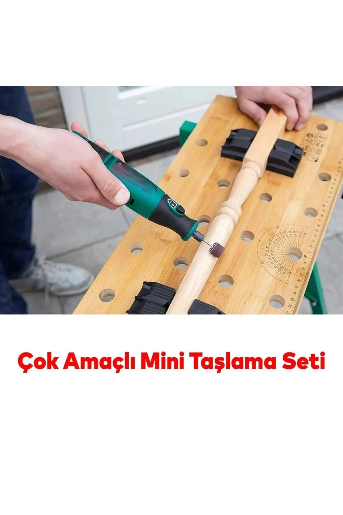 Grür Seti 105 Parça Matkap Dramel Makine Uyumlu Kalıpçı Taşlama Zımparalama Polisaj Fırçalama Seti
