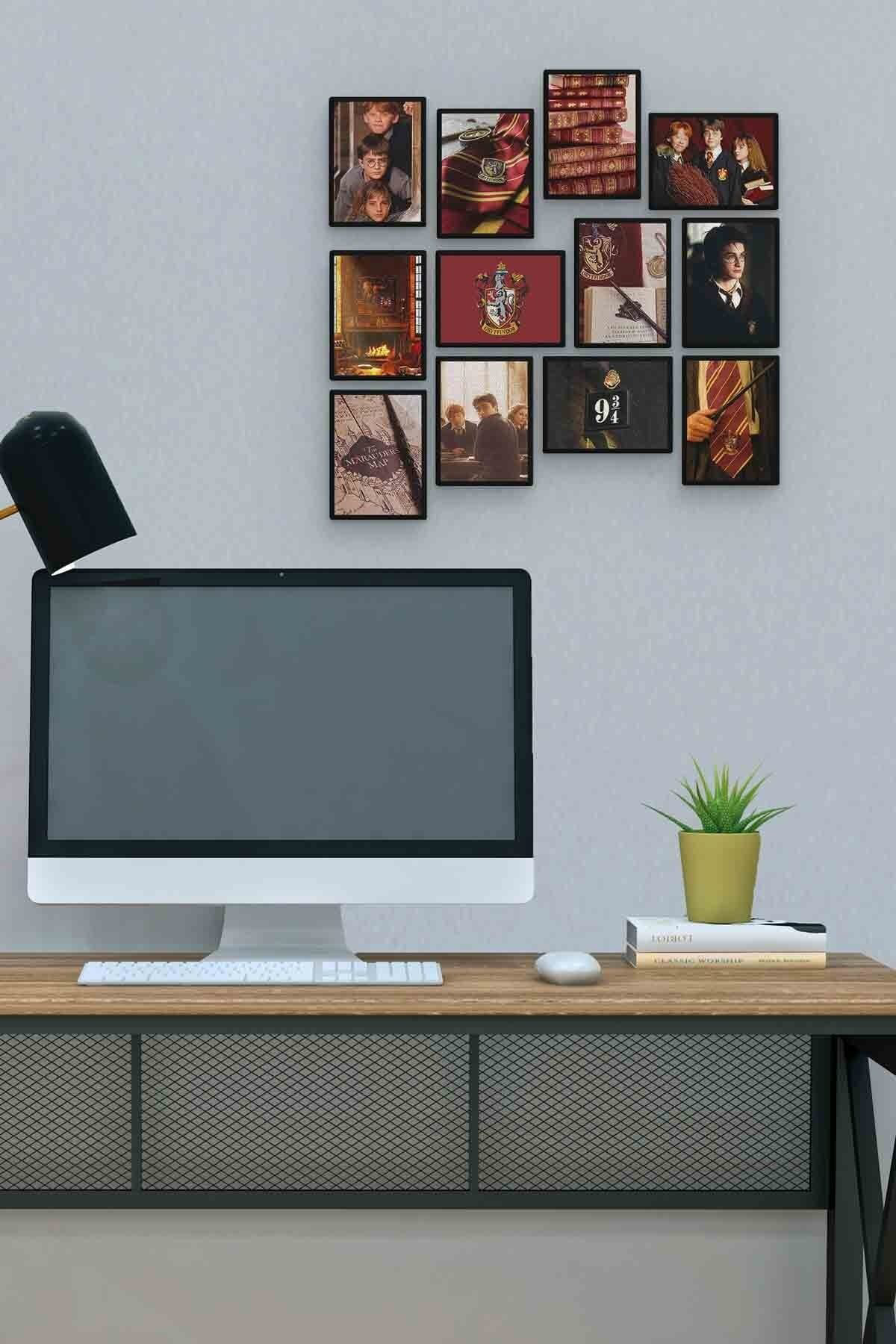 Gryffindor 12 Parça Mdf (ahşap) Tablo Ofis Boyu 