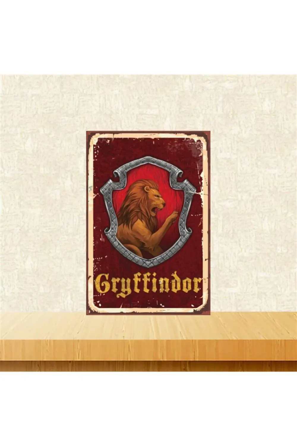 Gryffindor 20-30 Cm Retro Ahşap Tablo Tkfx5018