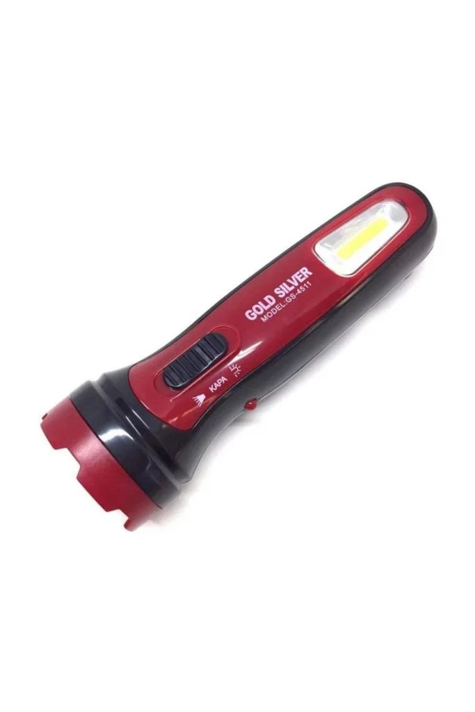 GS-4511 Şarjlı El Feneri – 1W+1W COB LED, Güçlü Aydınlatma, Fiş Şarj Fiyatı, Yorumları ve Özellikleri