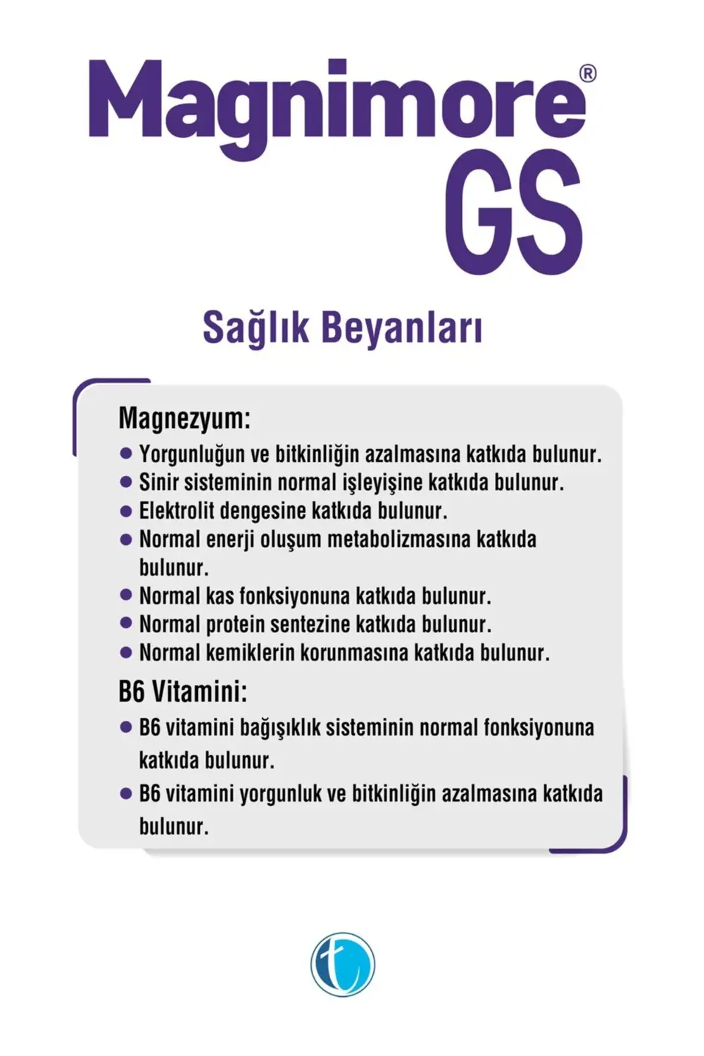GS Magnezyum 60 Bitkisel Kapsül Bisglisinat Sitrat
