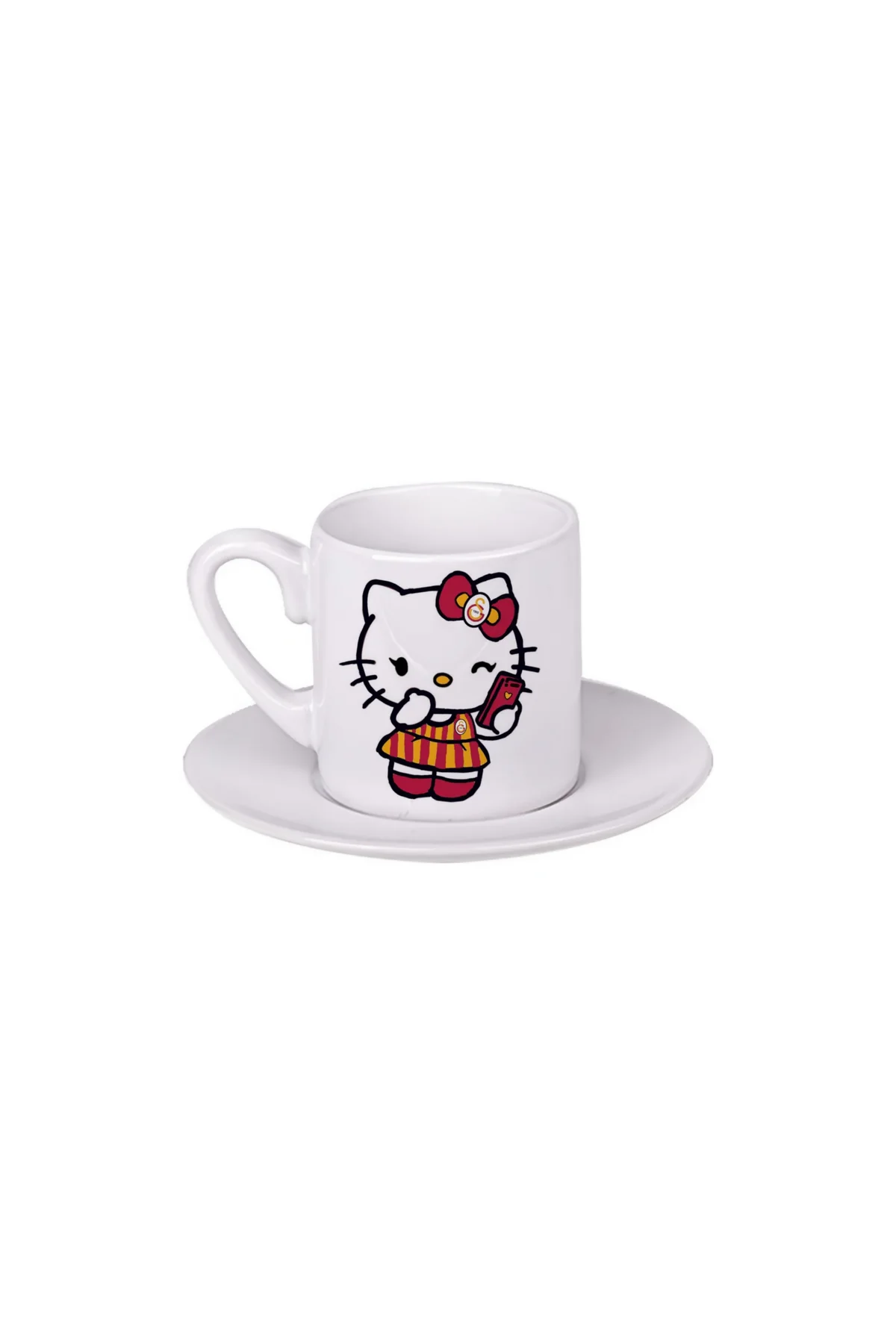 Galatasaray Hello Kitty Türk Kahvesi Fincanı 023 Galatasaray Hello Kitty Türk Kahvesi Fincanı 023