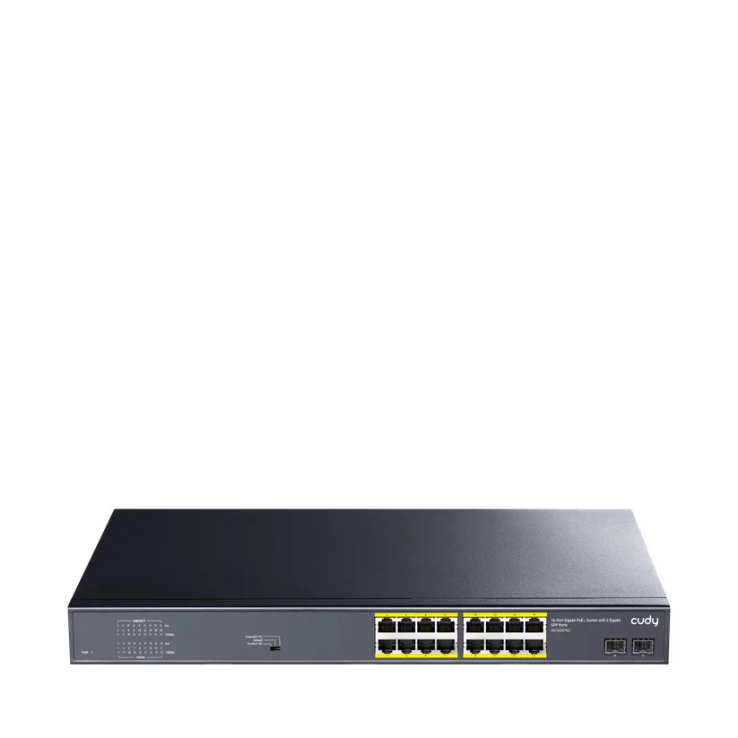 GS1020PS2 16 Port 10/100/1000Mbps 2*SFP VLAN&Extend 200W 19" Rock-Mount POE+ Ethernet Switch Fiyatı, Yorumları ve Özellikleri