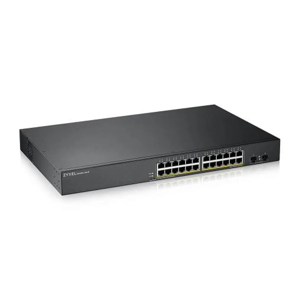 GS1900-24HP V2, 24 Port, GigaBit, 24 Port PoE, 170W, +2Port GigaB