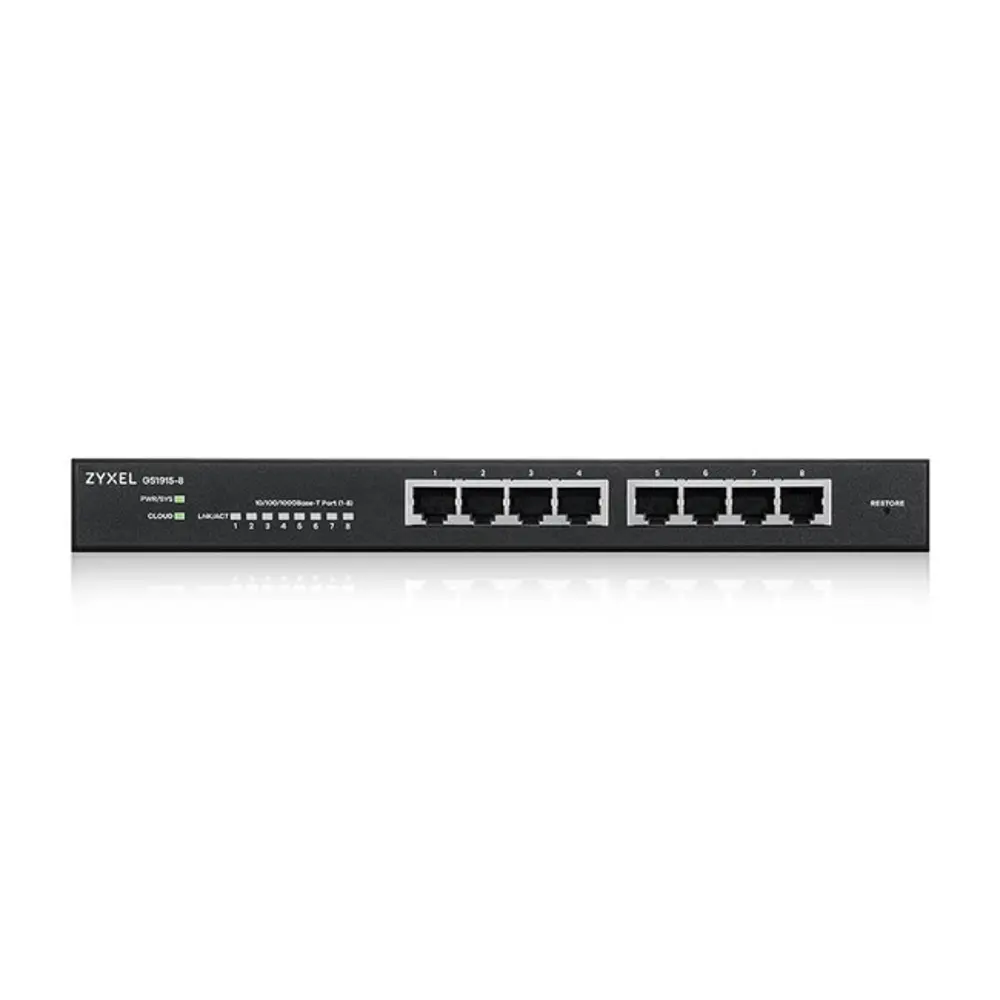 GS1915-8 8Port 10/100/1000 Mbps Switch